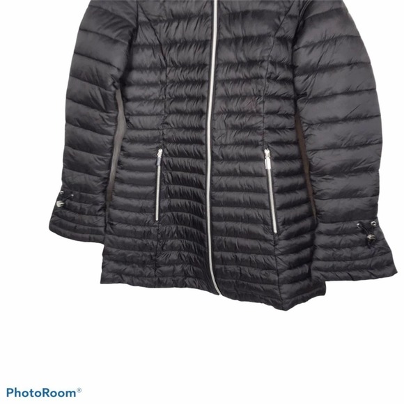 Laundry Shelli Segal bell-sleeve puffer coat - Picture 7 of 15